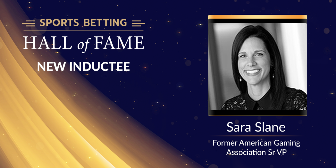 Star Advocate Sara Slane in Sports Betting Hall of Fame Class of 2020
