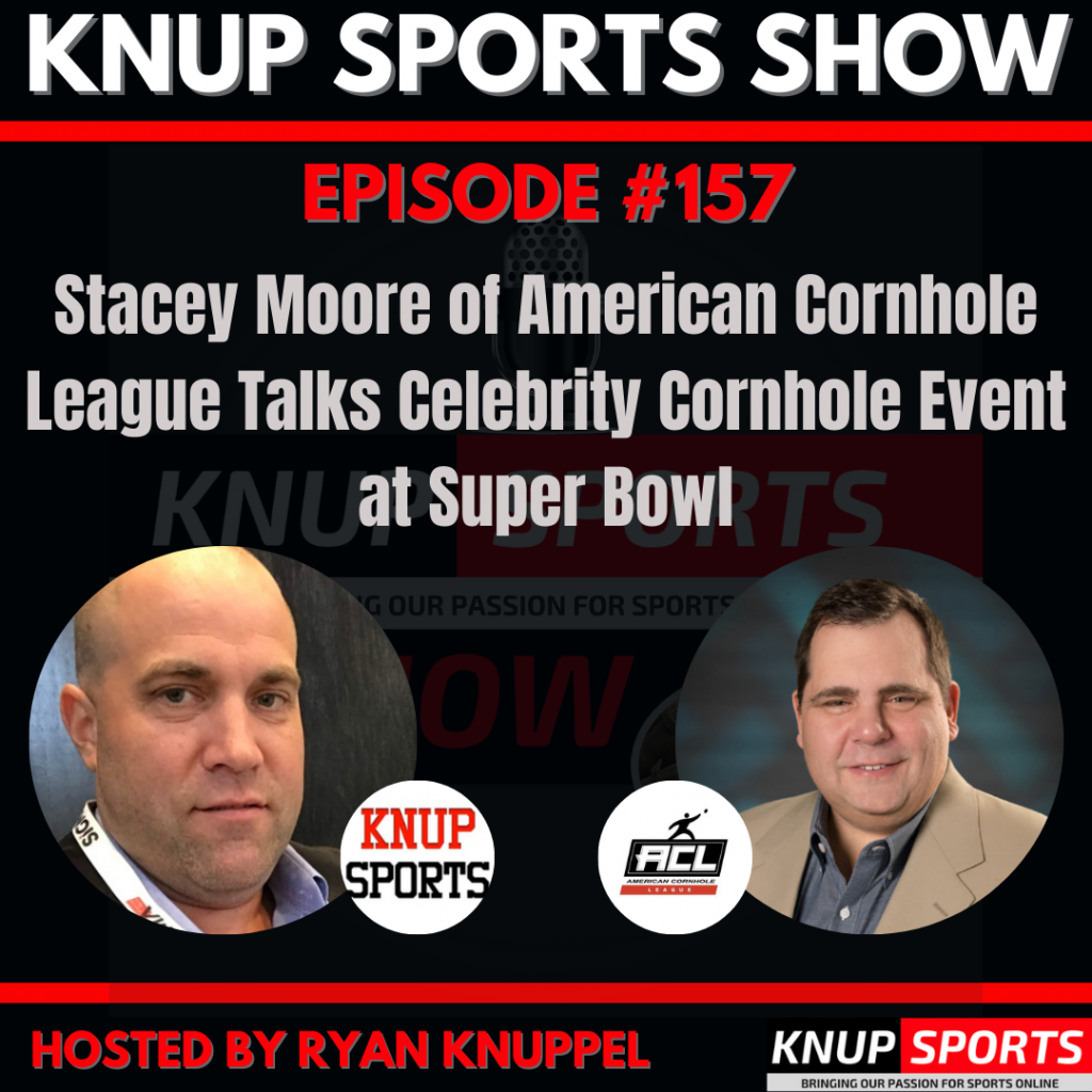 Stacey Moore of American Cornhole League Talks Celebrity Cornhole Event at Super Bowl