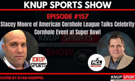Show #157 – Stacey Moore of American Cornhole League Talks Celebrity Cornhole Event at Super Bowl