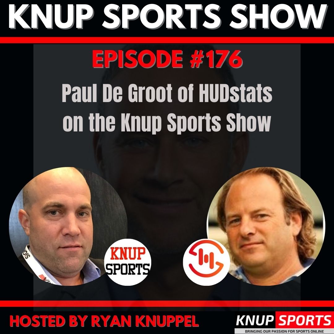 Knup Sports Show - 176 - Paul De Groot of HUDstats on the Knup Sports Show (square)